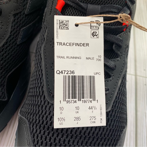 Adidas Mens 10.5 Tracefinder trail running shoes sneakers Q47236 new with tags - Picture 5 of 11